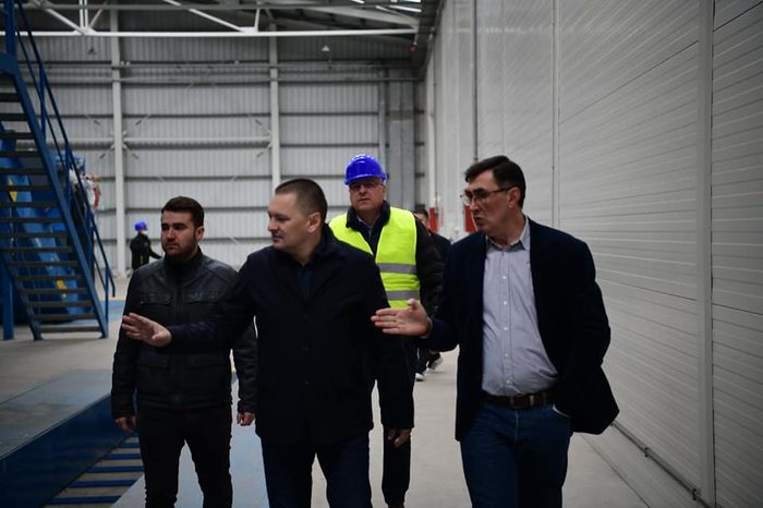 Vizită la stația de sortare de la Mofleni